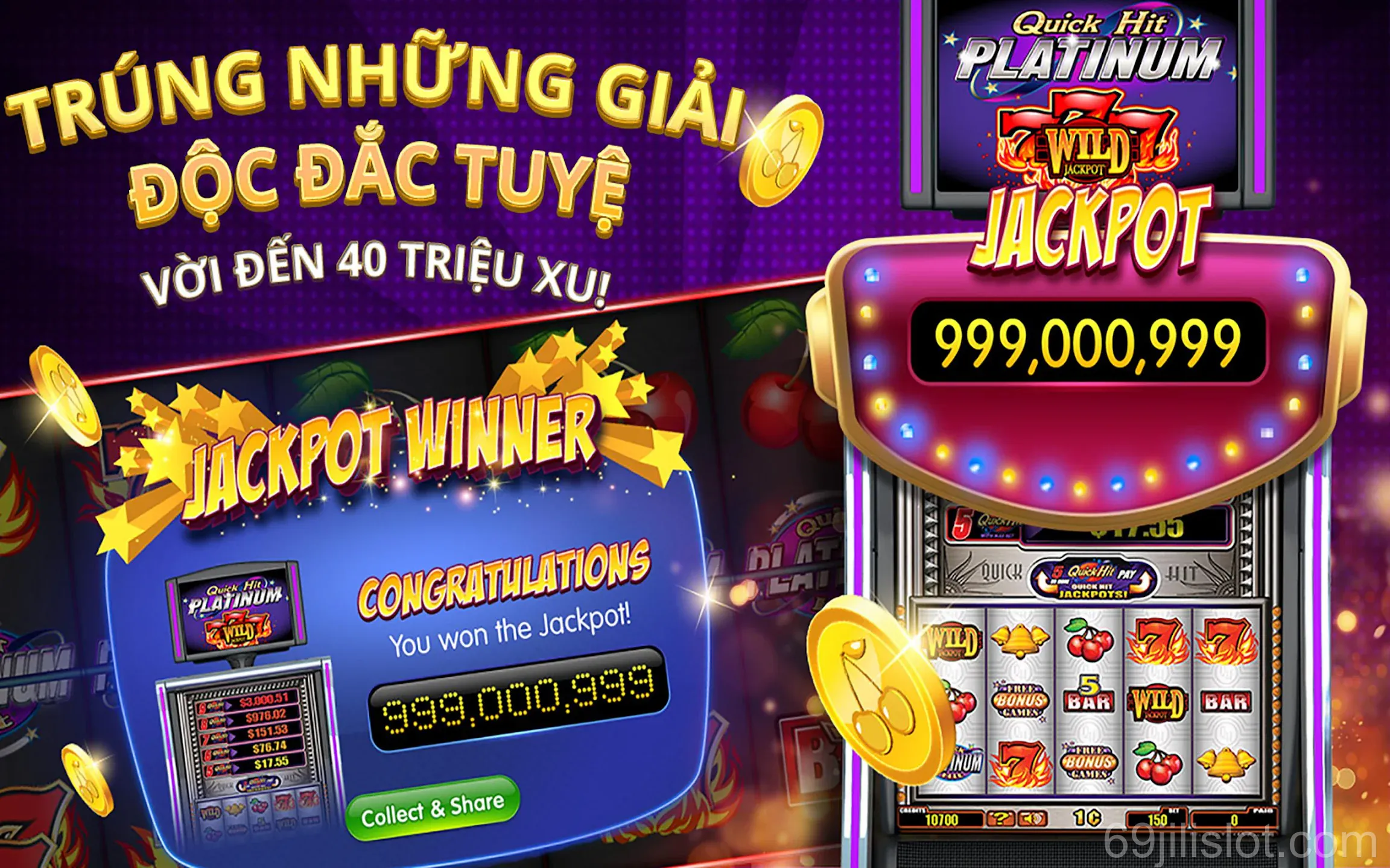 Giao diện màn hình chính 69 JILI Casino